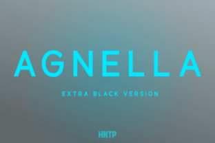 Agnella Extra Black: A Bold Sans Serif for Branding