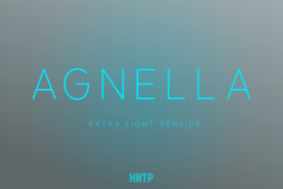 Agnella Extra Light Font
