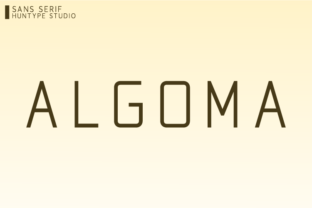 Algoma: A Font for Clear Campaigns