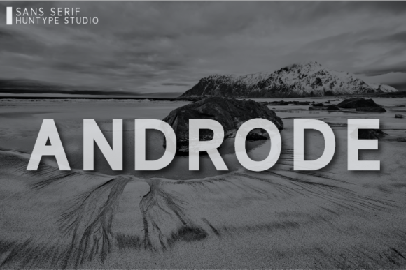 Androde: A Classy Sans Serif Font