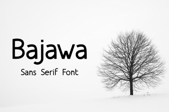 Bajawa: A Clean Sans Serif for Creative Campaigns