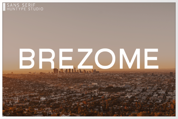 Brezome: A Clean Font for Business Success