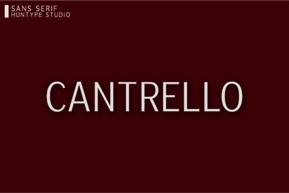 Cantrello: A Smooth Sans Serif for Better Reading