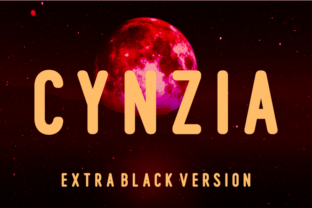 Cynzia Extra Black Font