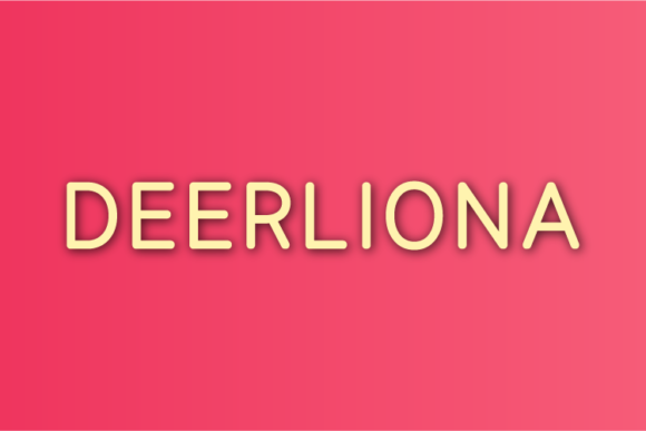 Deerliona: A Versatile Sans Serif Typeface for Editorial Design