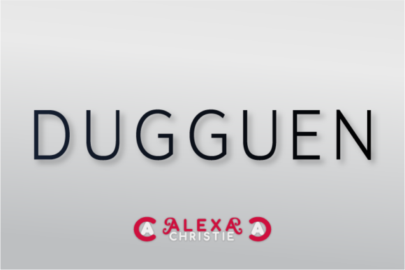 Dugguen: A Bold Sans Serif for Editorial Design