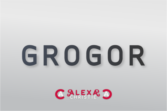 Grogor: A Modern Font for Business