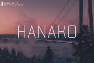 Hanako: A Sophisticated Sans Serif