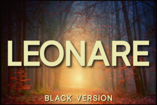 Leonare Black: A Bold Font for Digital Marketing