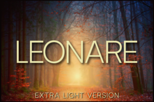 Leonare Extra Light: A Font for Calm Reading