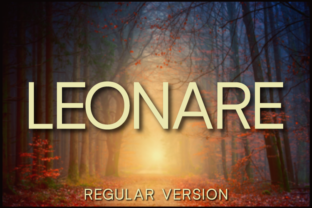 Leonare Regular: A Warm, Versatile Font
