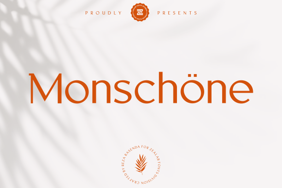 Monschone: A Luxurious Sans Serif Font