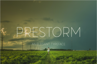 Prestorm: A Modern Sans Serif for Web Design
