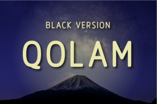 Qolam Black: A Timeless Font for Modern Marketing