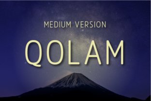 Qolam Medium: A Font for Modern Campaigns