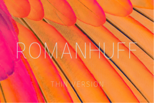 Romanhuff Thin: A Minimalist Font for Modern Design
