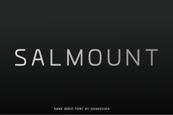 Salmount: A Clean Sans Serif Font