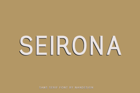 Seirona: A Modern Sans Serif Review