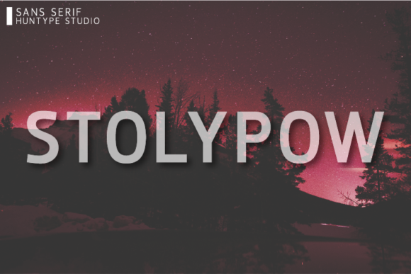 Stolypow: A Clean Sans Serif Font