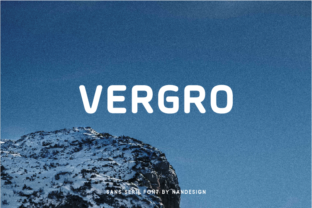 Vergro: A Clean Typeface for Better Reading
