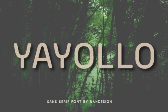 Yayollo: A Bold Sans Serif for Digital Marketing